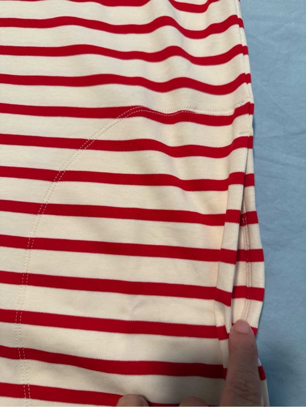 SPANX Red & White Striped Dress size Medium - Picture 8 of 8